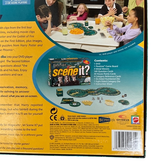 HARRY POTTER Scene it? 2nd Edition The DVD Game EUC 100% COMPLETE! - Picture 6 of 8